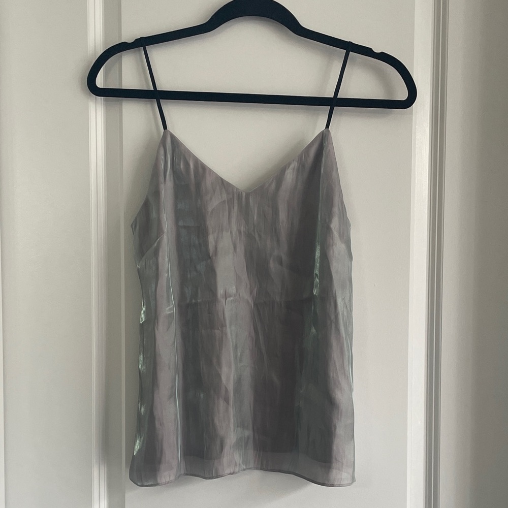 Rag & Bone Silver Camisole Top